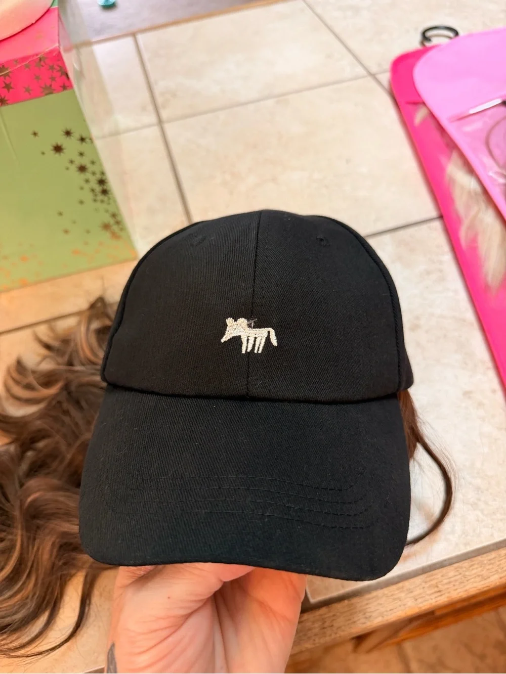 NWOT Wig Baseball hat